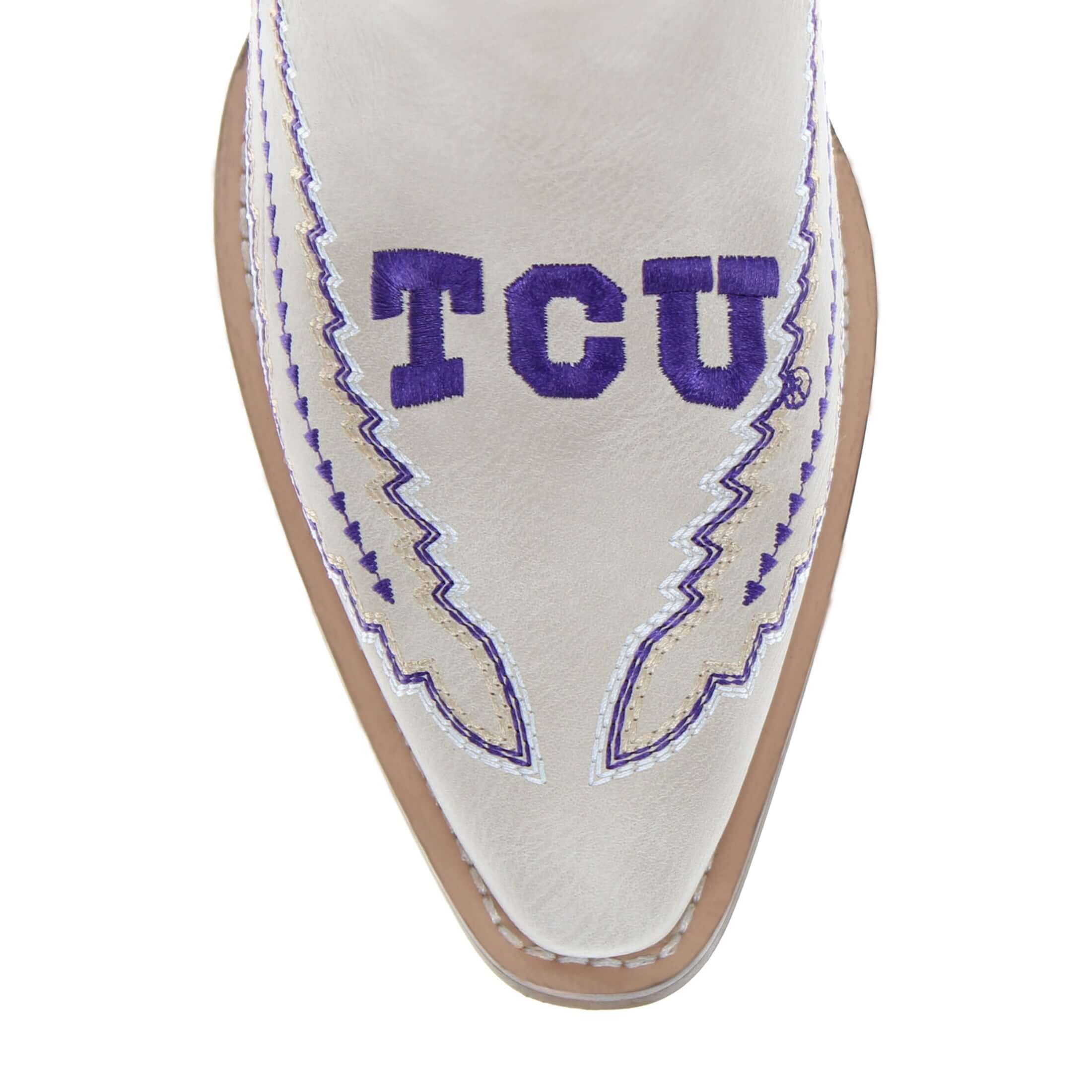 Texas Christian University Mimi Short Bone Boot By V By Vaccari