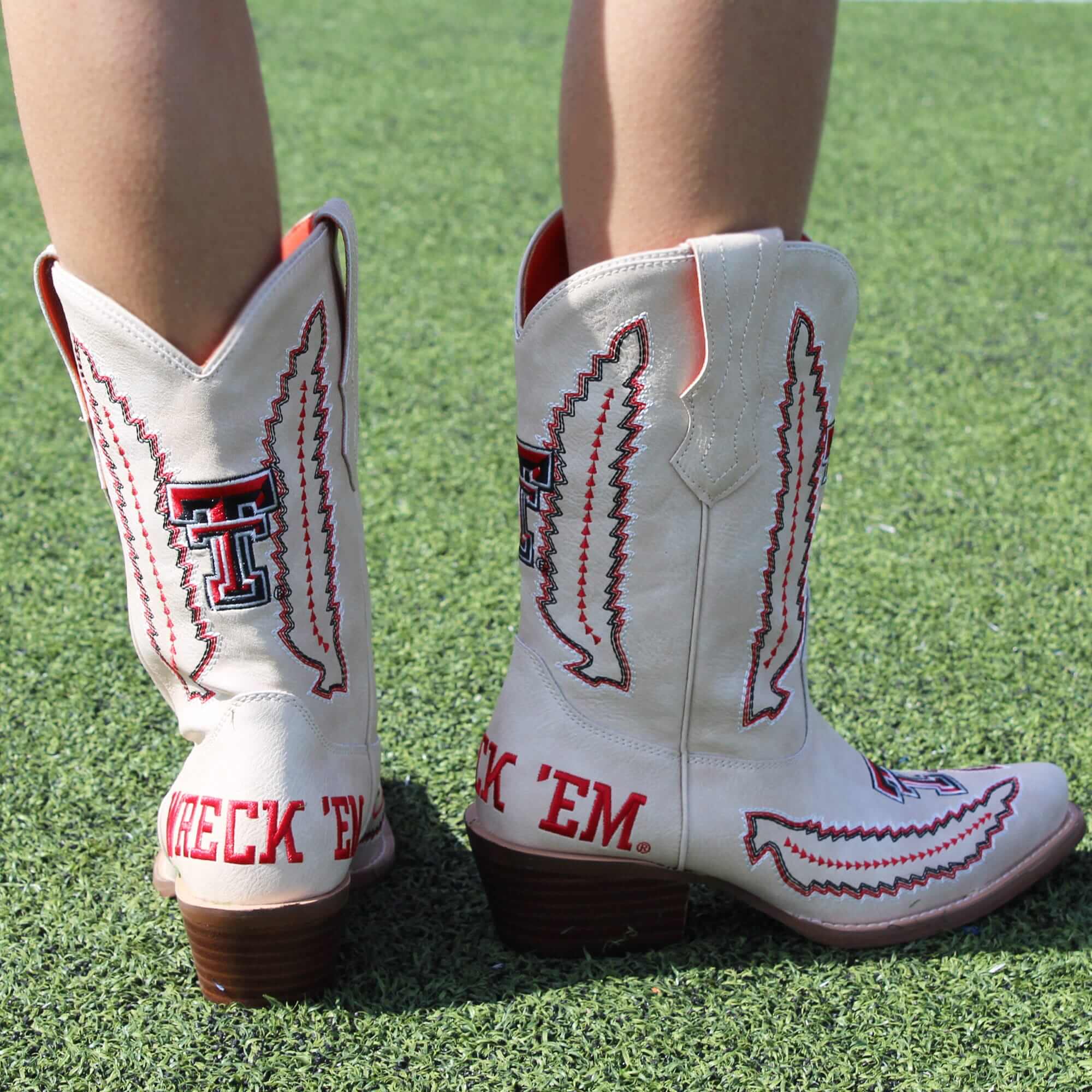 Texas Tech University Mimi Short Bone Boot By V By Vaccari