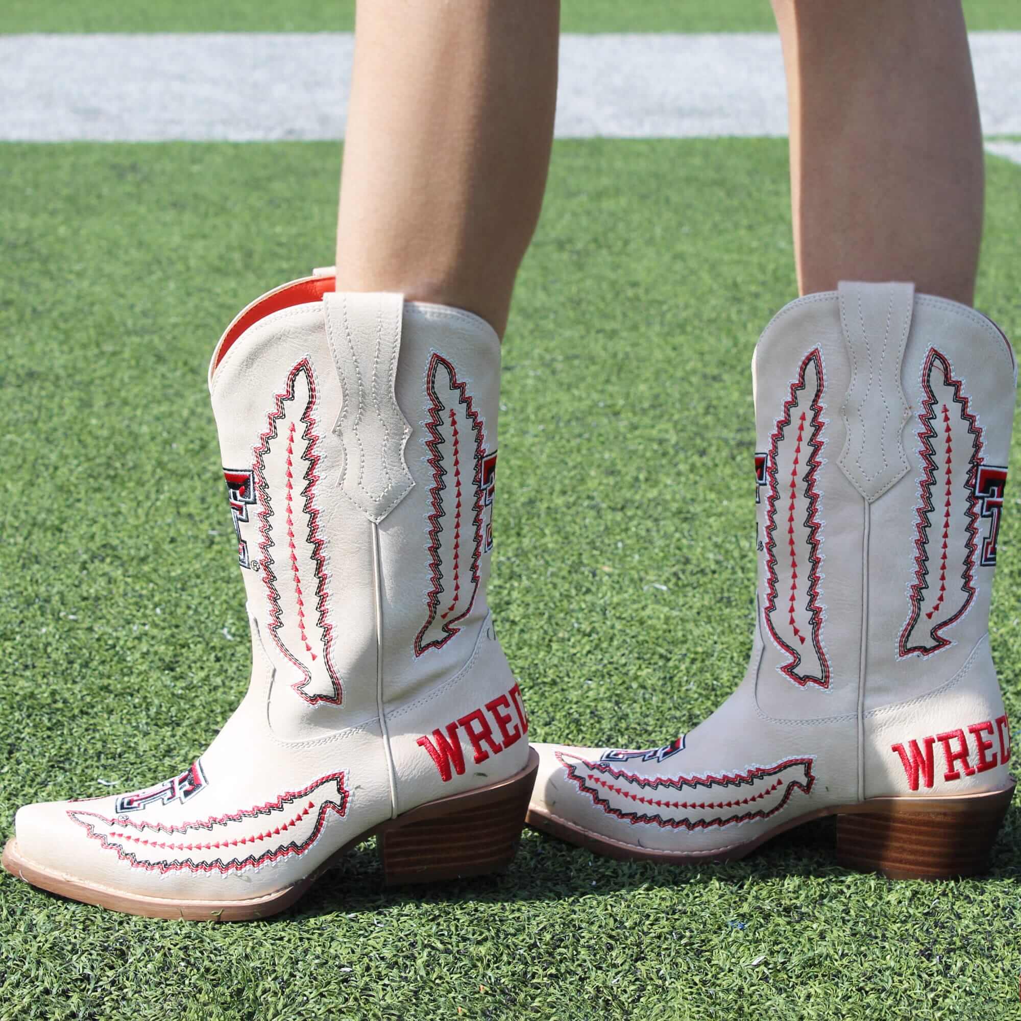 Texas Tech University Mimi Short Bone Boot By V By Vaccari