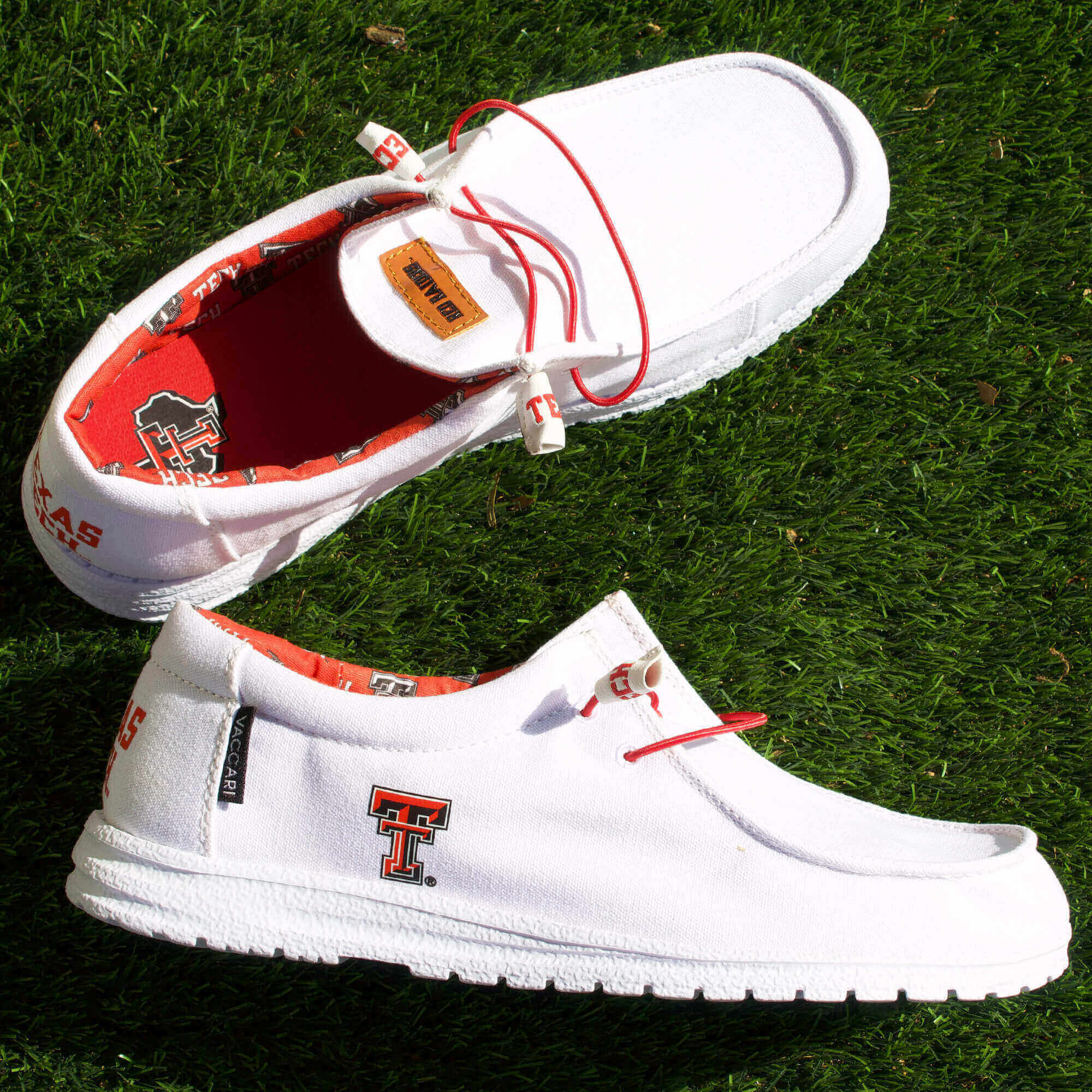 Texas Tech Canvas Shoes by Vaccari University