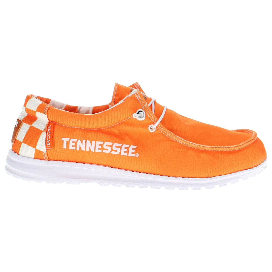 Men's University of Tennessee Vols Orange Canvas Shoes by Vaccari