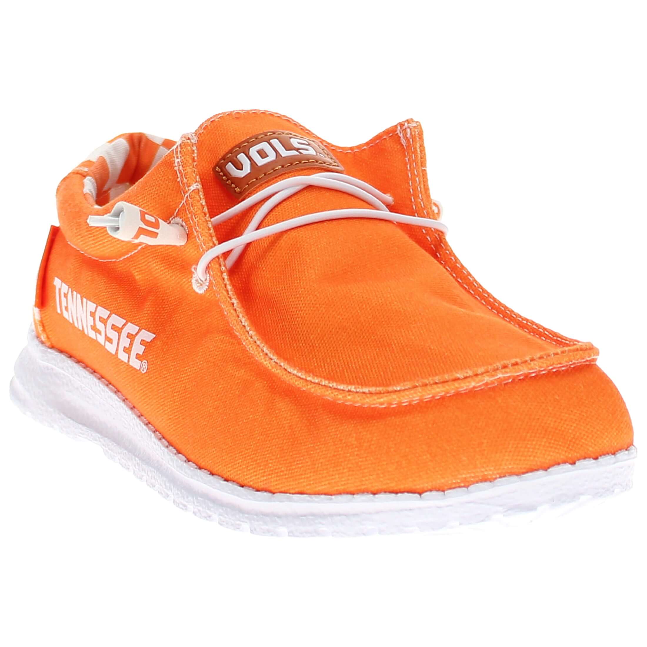 Men's University of Tennessee Vols Orange Canvas Shoes by Vaccari