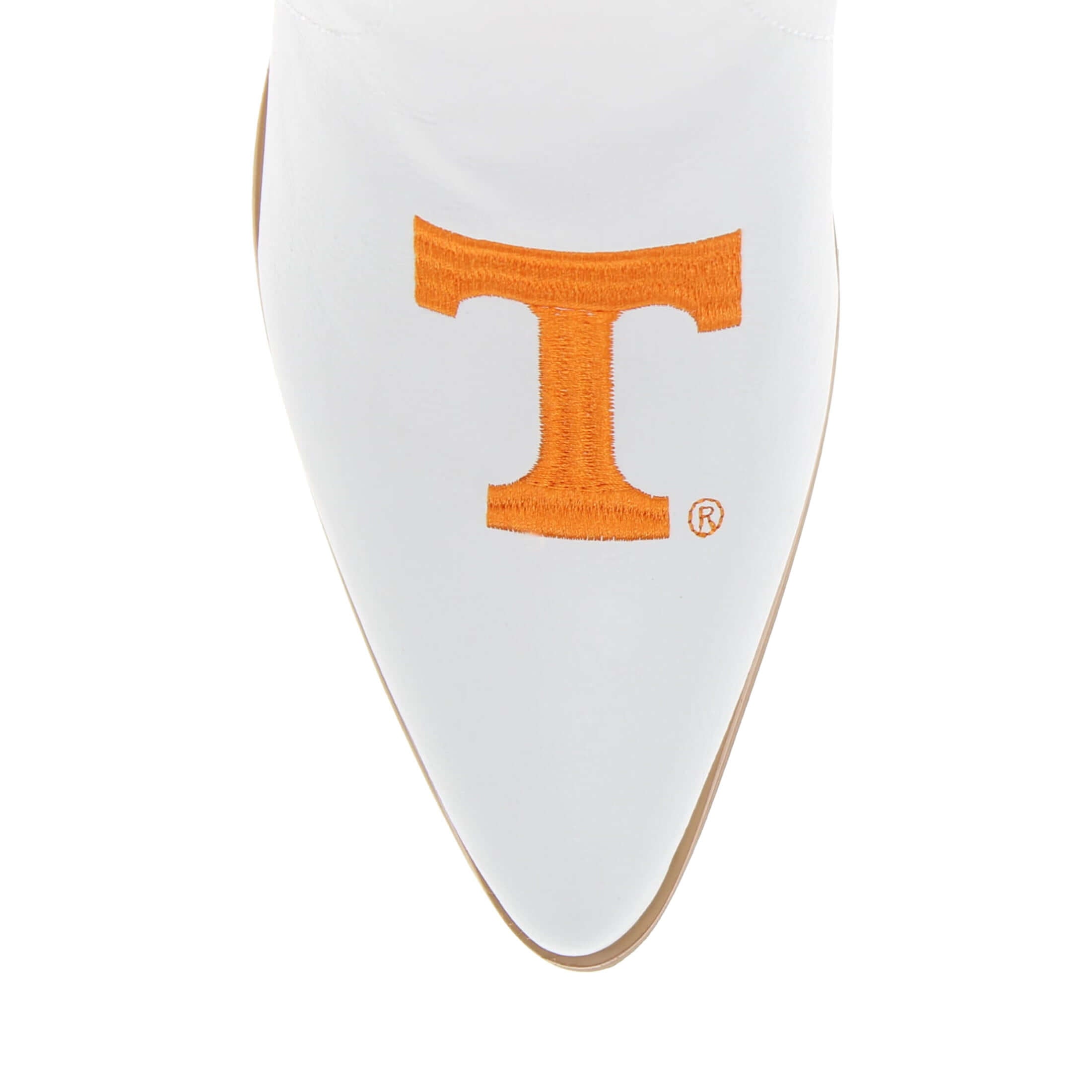 University of Tennessee Blair Tall White Boot By V By Vaccari