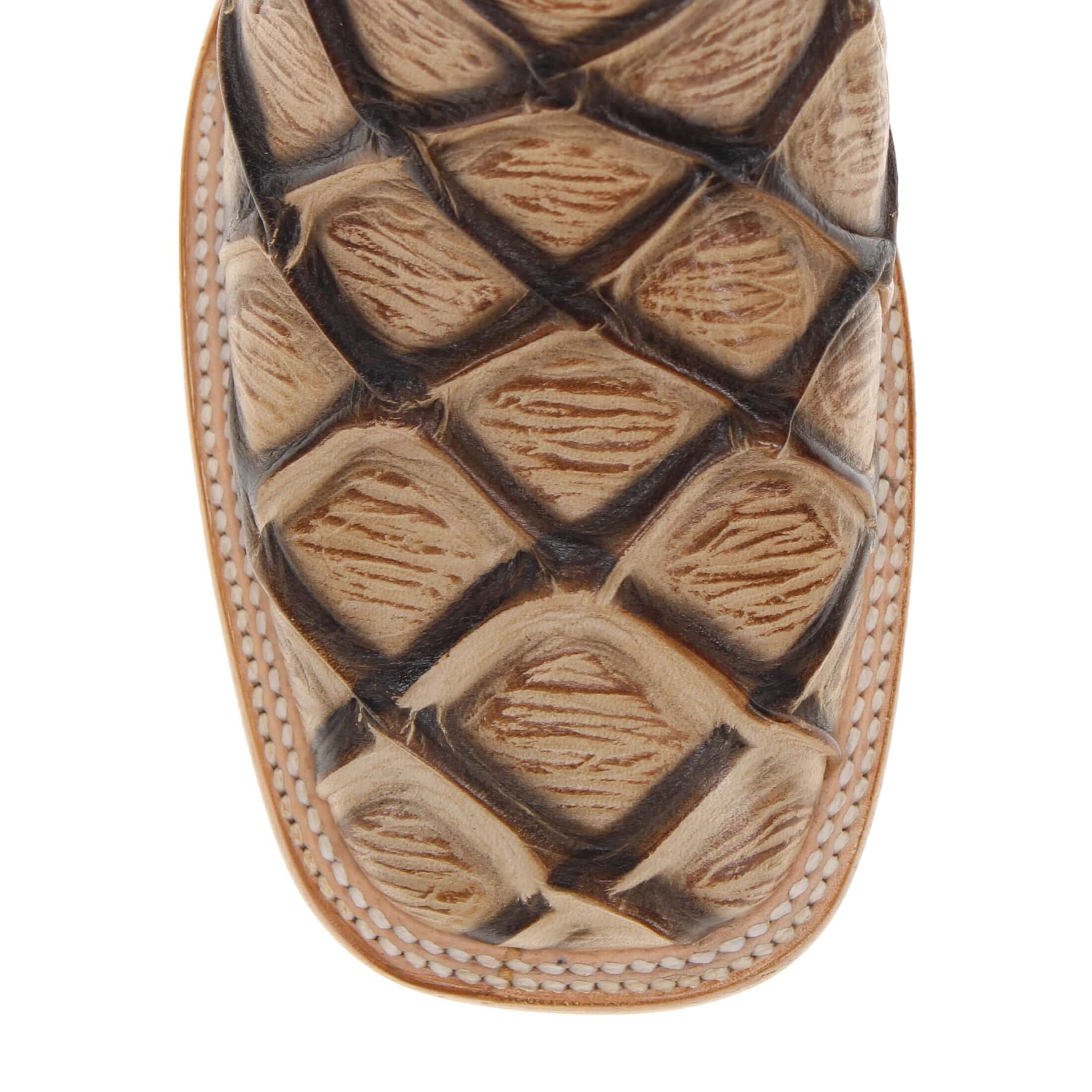 Men's Orix Pirarucu Print Cowboy Boots | Vaccari Boots