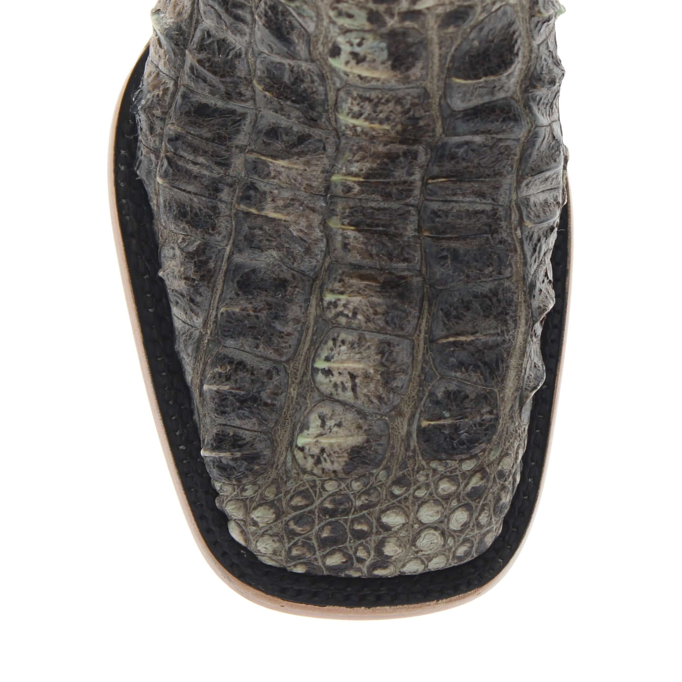 Men's Natural Alligator Hornback Cowboy Boots Zaire by Vaccari Core