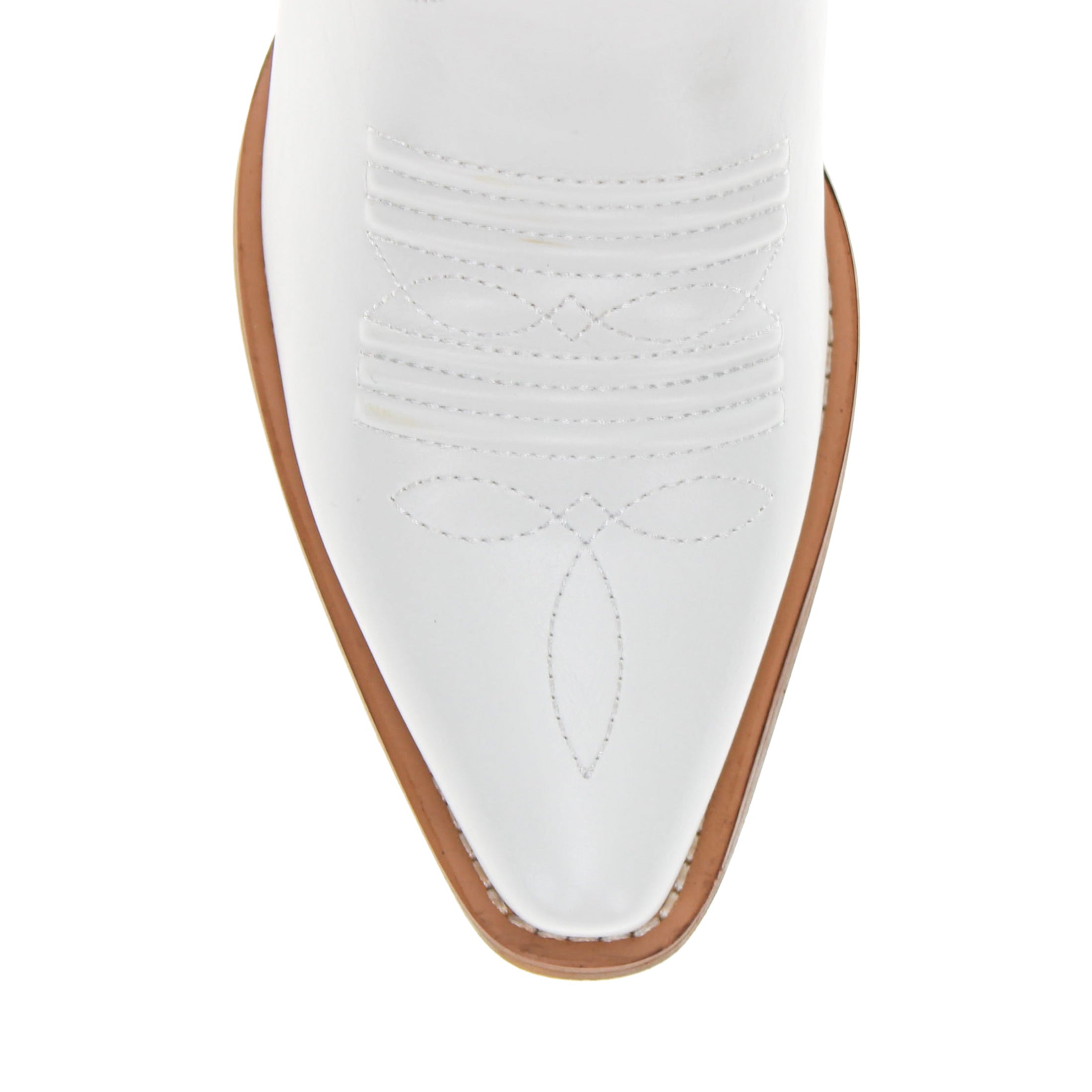Women's Louisiana State University White Cowgirl Boots with Color Tassel Lynn by V by Vaccari