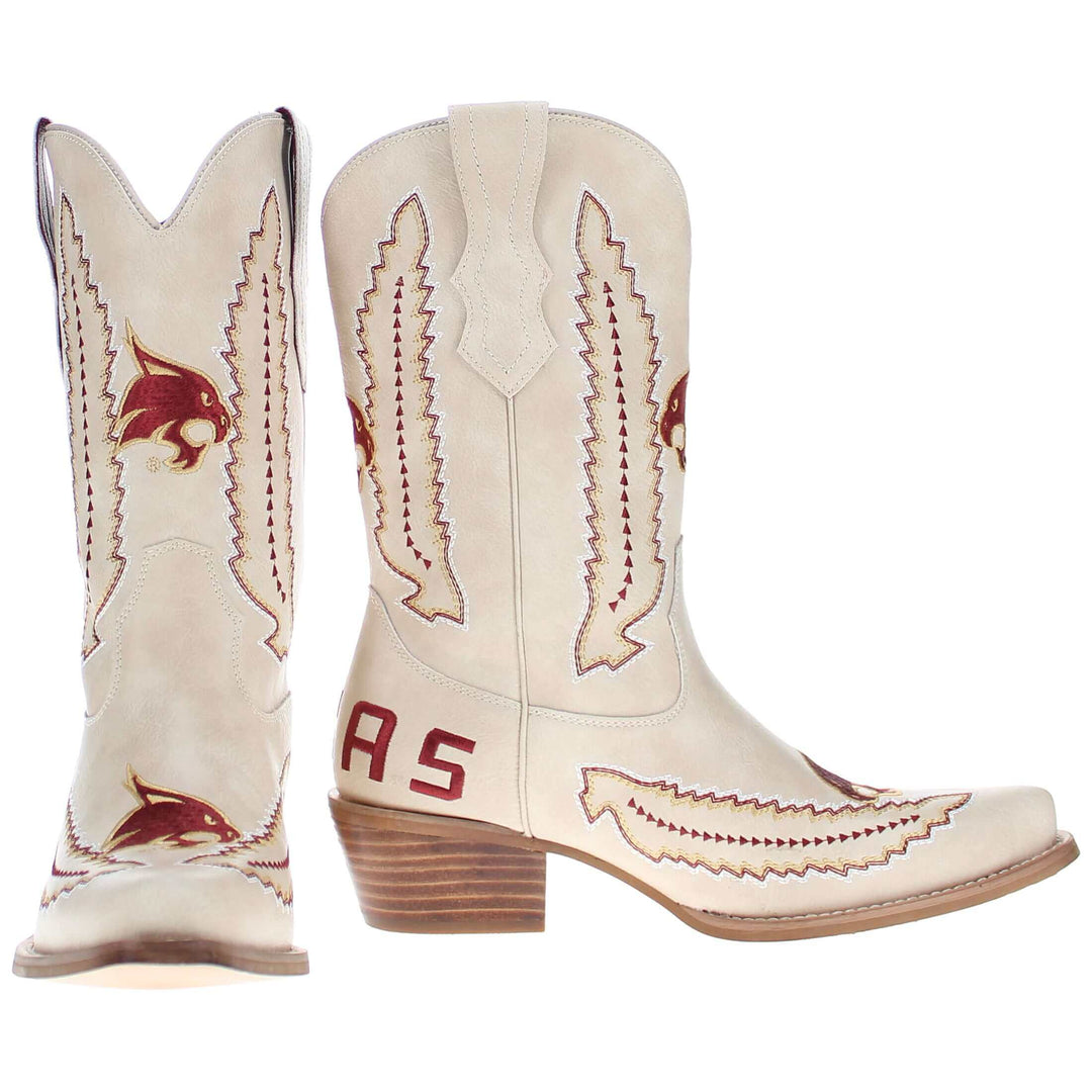 Texas State University Mimi Short Bone Boot By V By Vaccari