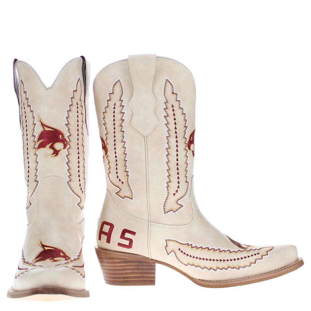 Texas State University Mimi Short Bone Boot By V By Vaccari
