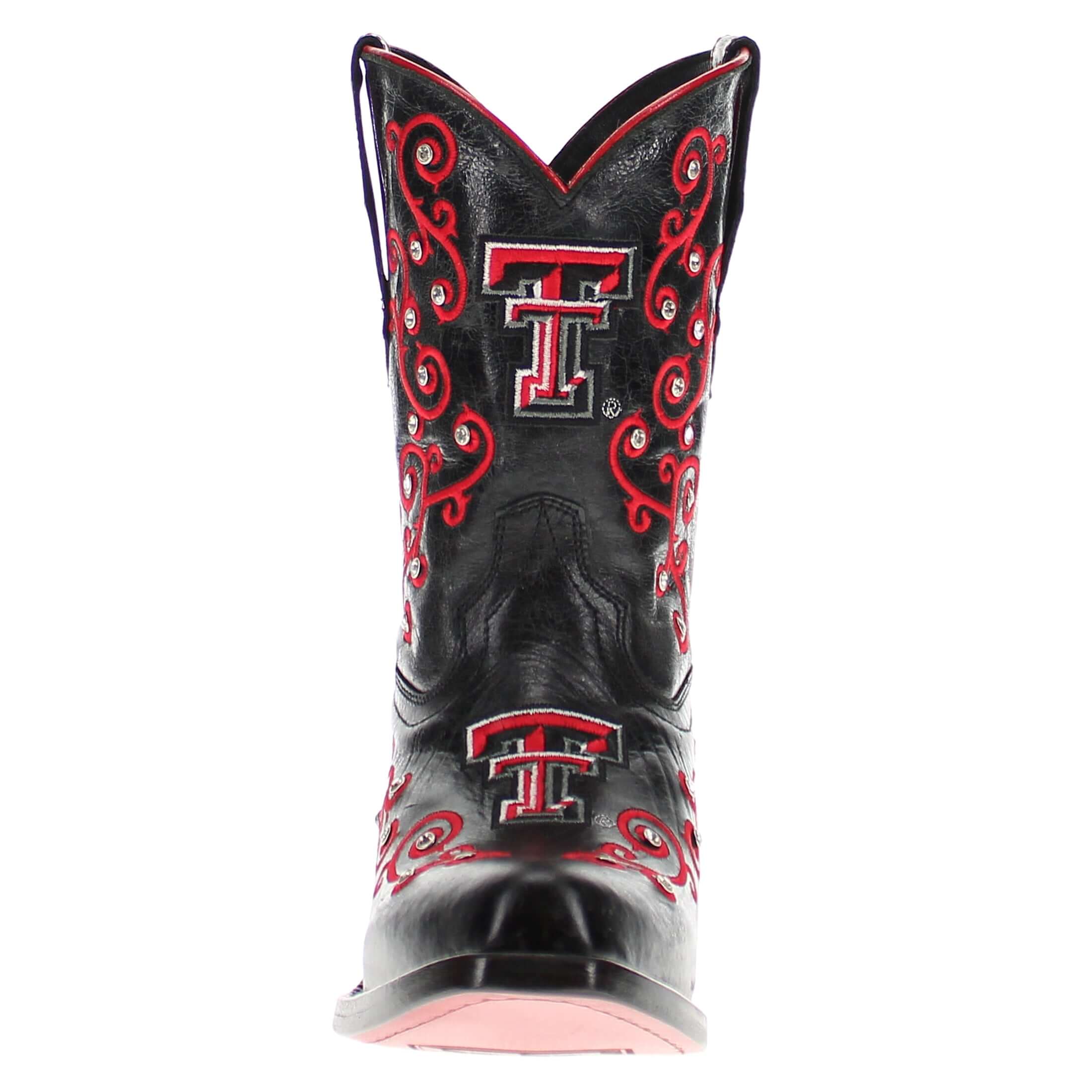 Kid's Chloe Texas Tech University Scroll Cowgirl Boots by Vaccari