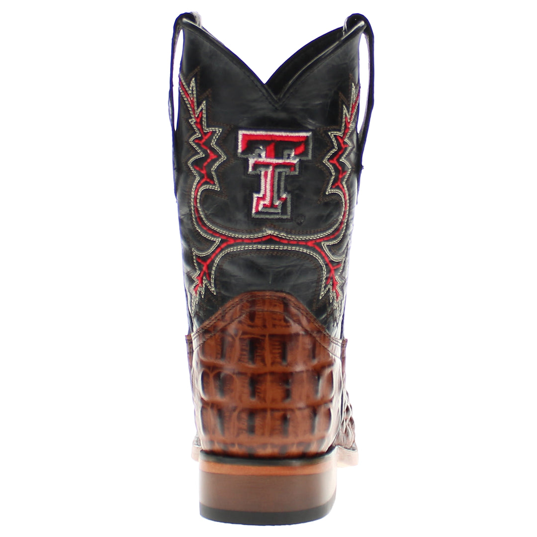 Kid's Hudson Texas Tech University Alligator Print Boots by Vaccari