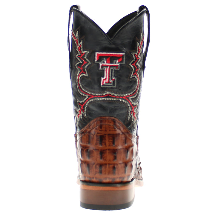 Kid's Hudson Texas Tech University Alligator Print Boots by Vaccari