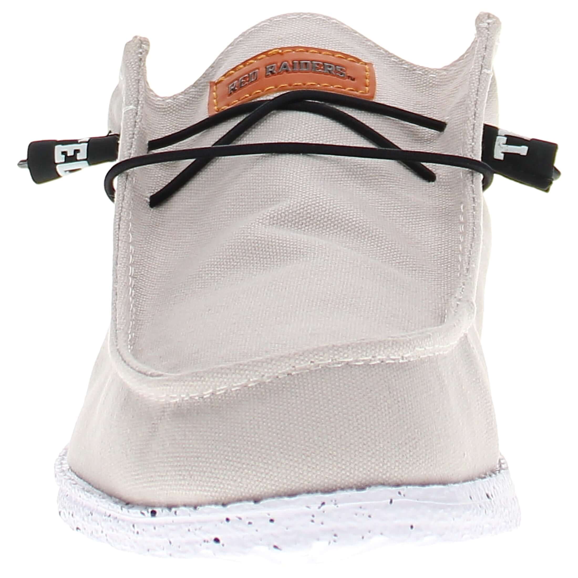 Men's Texas Tech University Red Raiders Grey Canvas Shoes by Vaccari