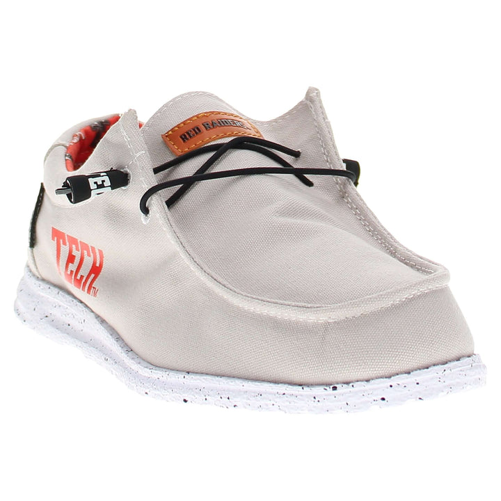 Men's Texas Tech University Red Raiders Grey Canvas Shoes by Vaccari