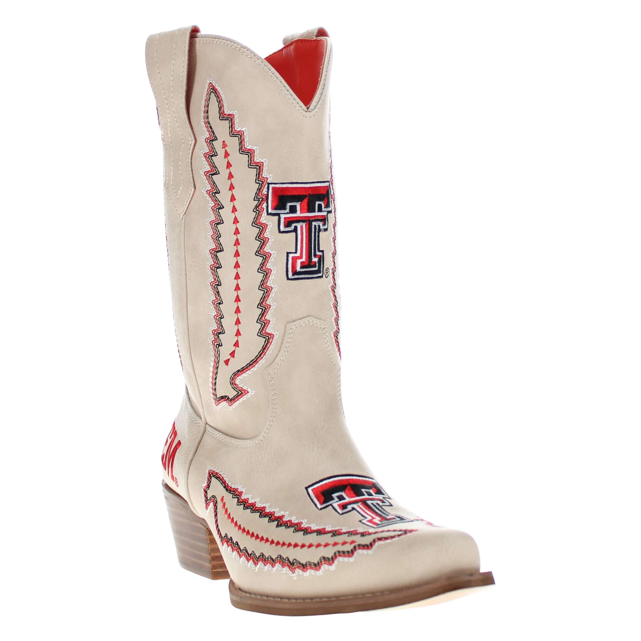 Texas Tech University Mimi Short Bone Boot By V By Vaccari