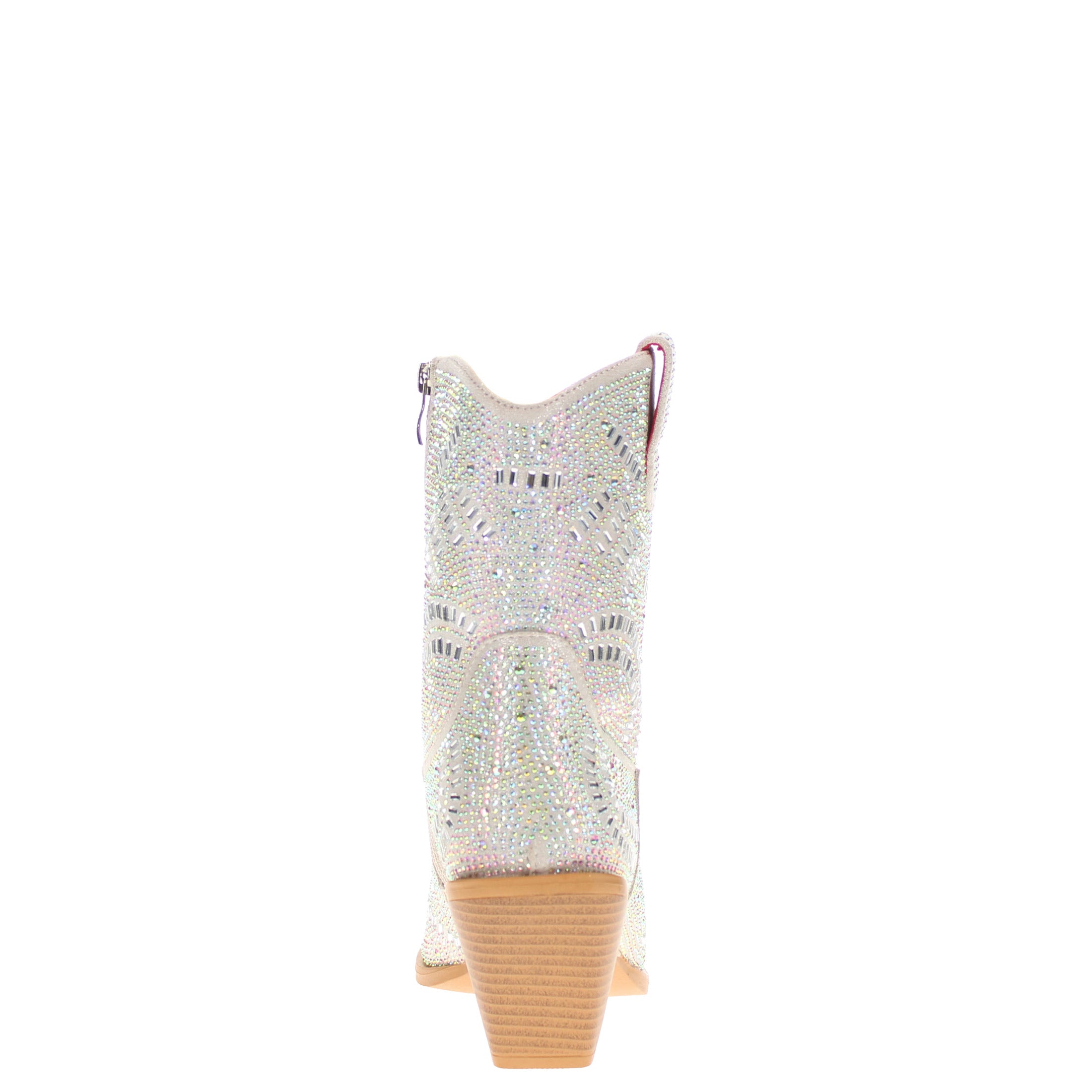 Women's Texas Tech University Natural Bling Cowgirl Booties Jade by V by Vaccari