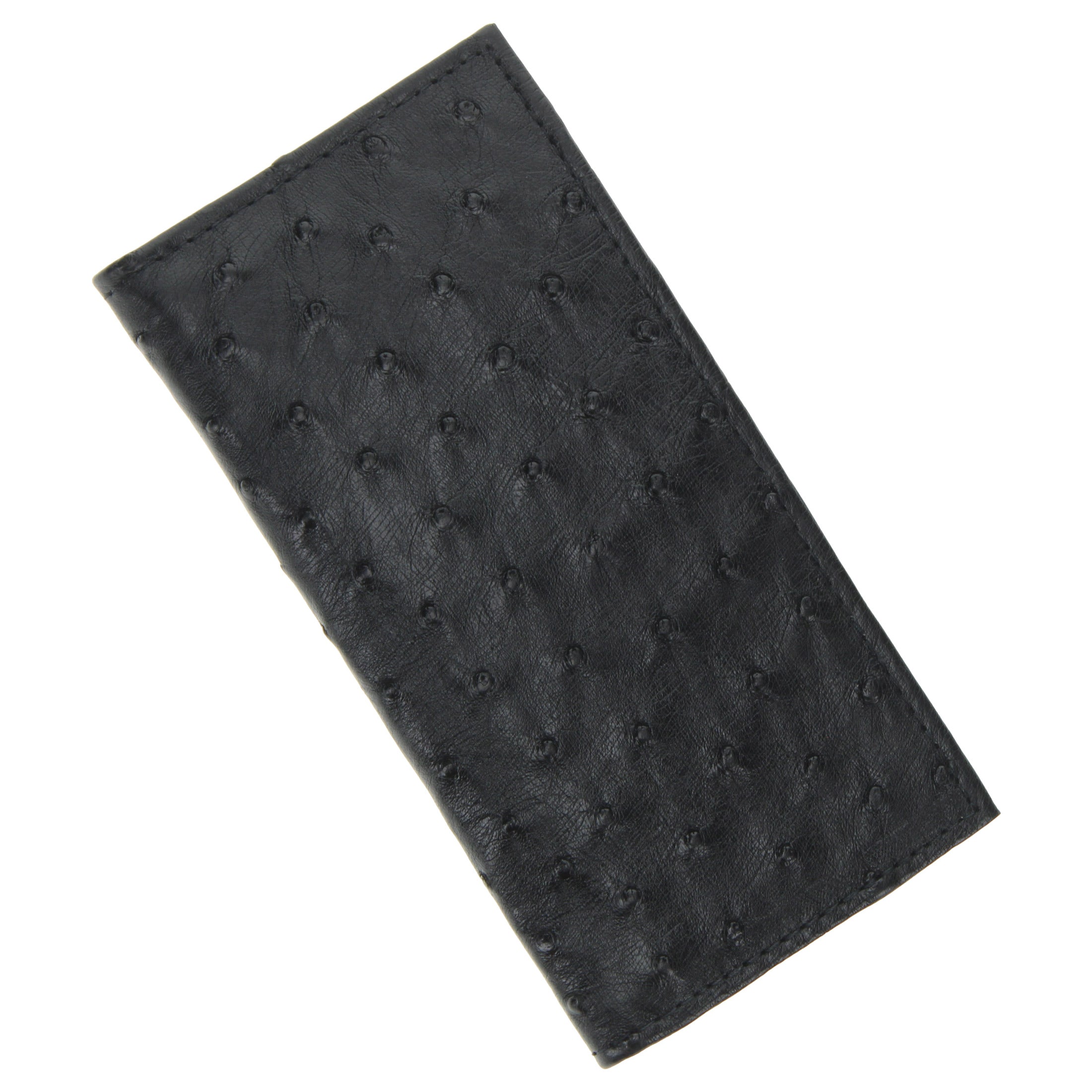 Full Quill Ostrich Checkbook Wallet