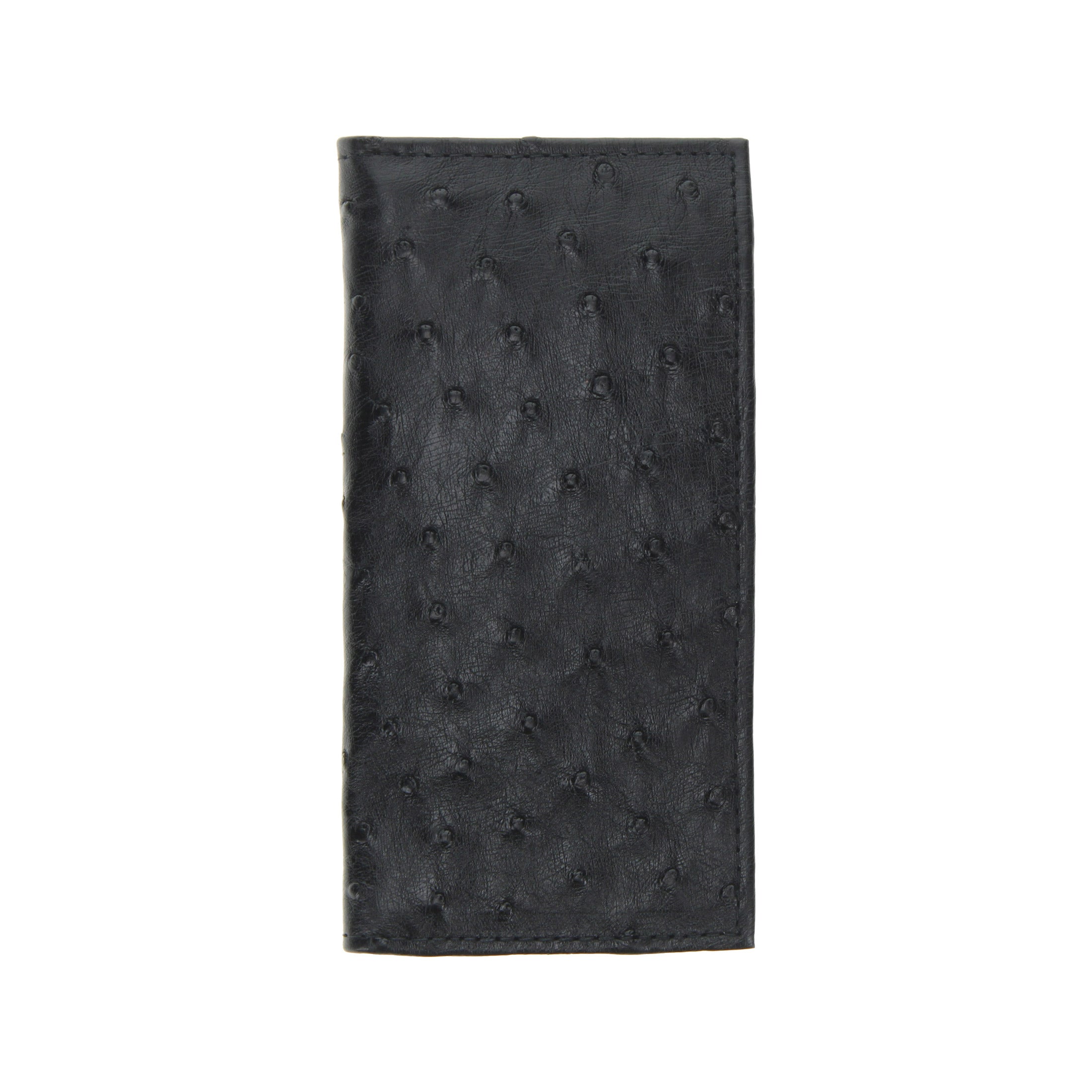 Full Quill Ostrich Checkbook Wallet