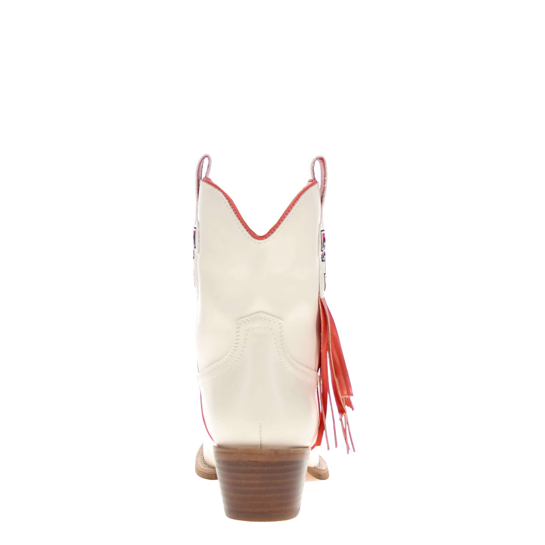 Women's Texas Tech University Bone Fringe Bootie Lucy By V By Vaccari