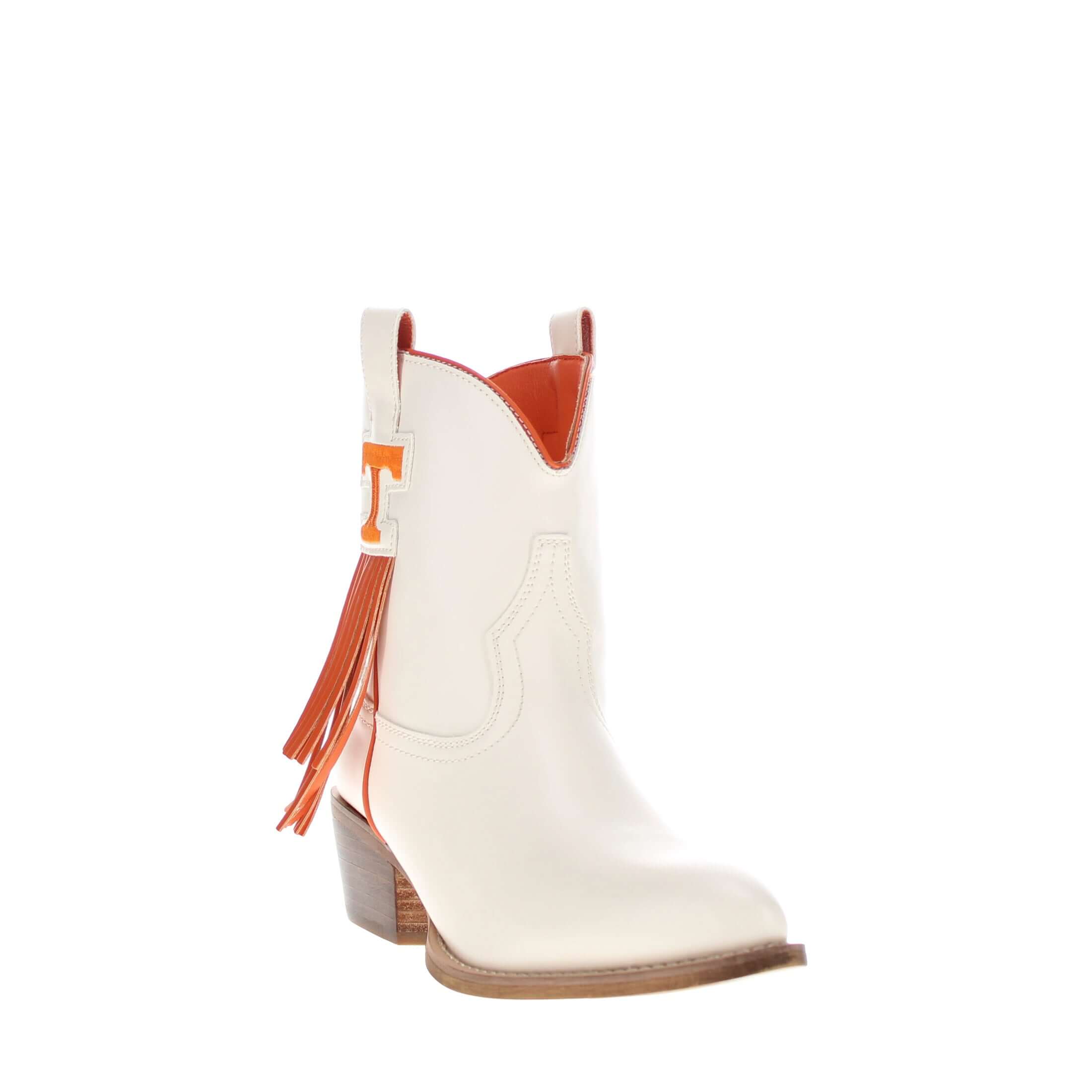 Women's University of Tennessee Bone Fringe Bootie Lucy By V By Vaccari