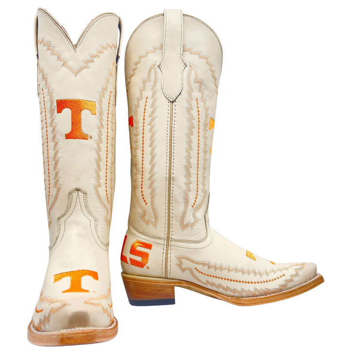 Women's University of Tennessee Volunteers Bone Snip Toe Cowgirl Boots Naomi by Vaccari