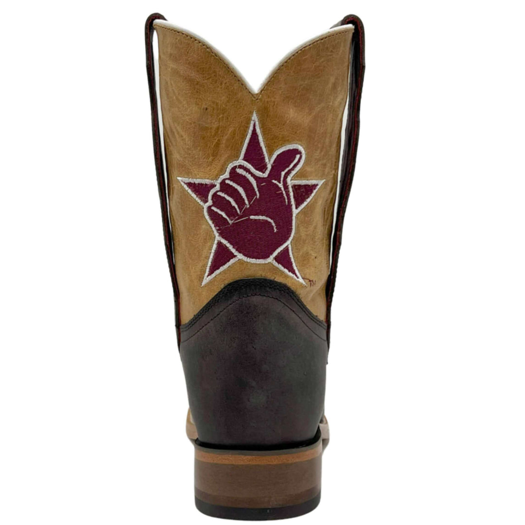 kids texas a&m aggies reveille brown cowboy boots Dakota