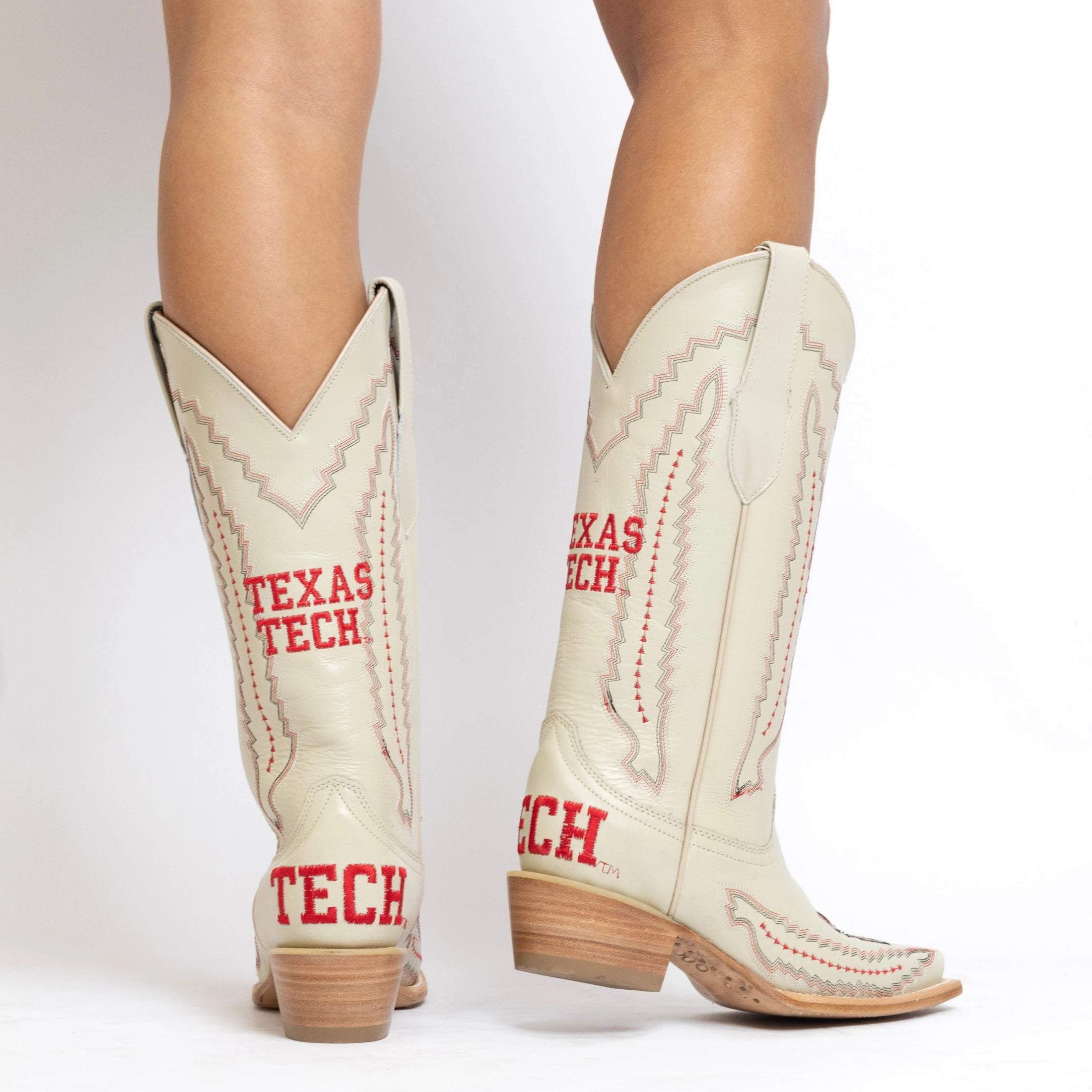 Women's Texas Tech Bone Cowgirl Boots | Vaccari Boots