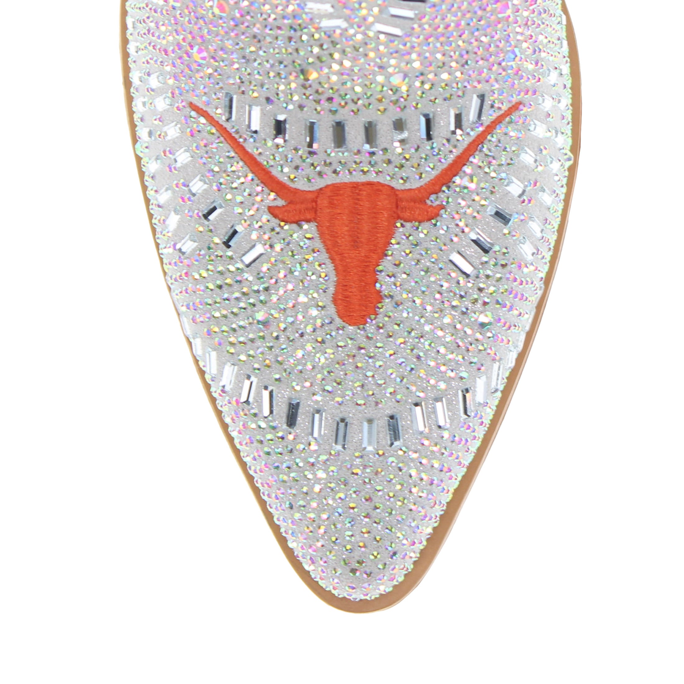 Women's University of Texas Natural Bling Cowgirl Booties Jade by V by Vaccari