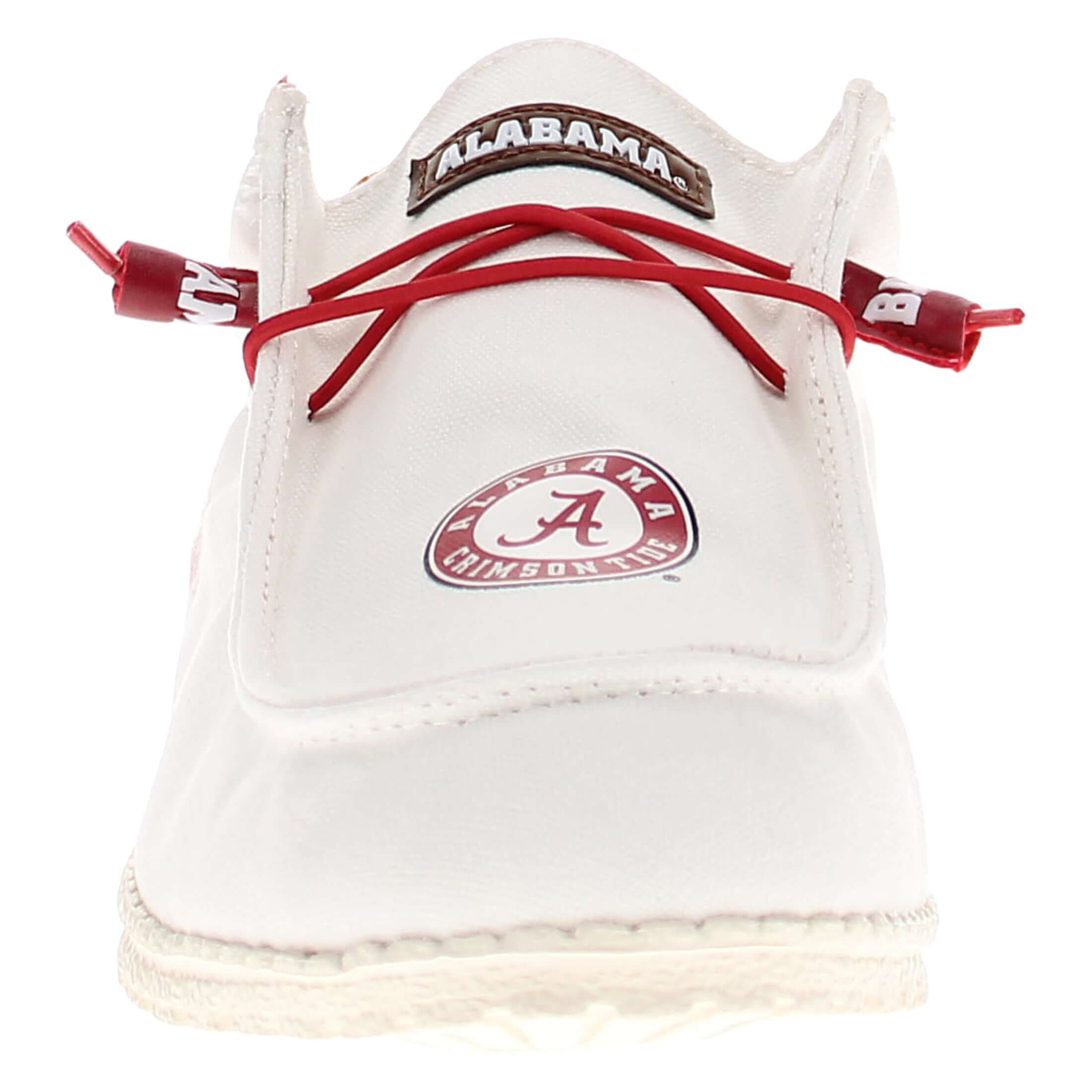 Men's University of Alabama Off White Canvas Shoes by Vaccari