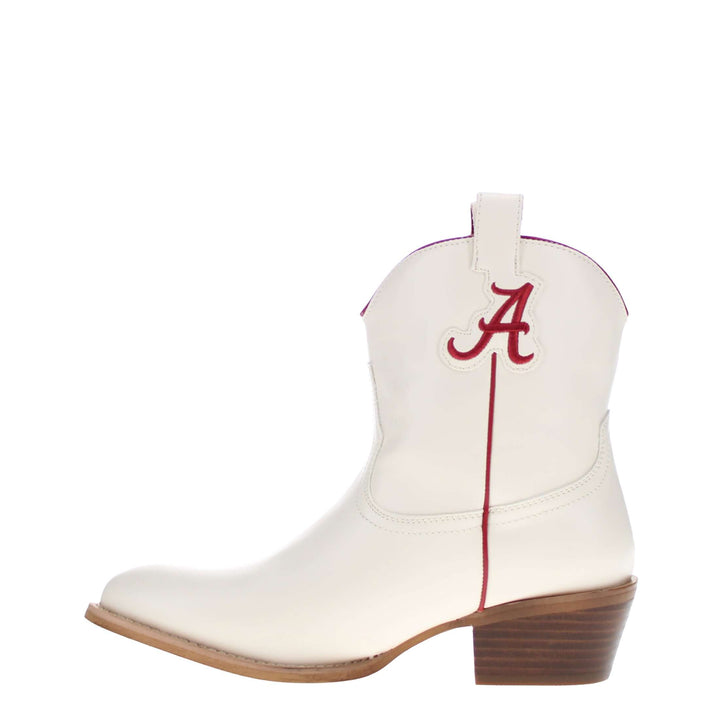 Women's University of Alabama Bone Fringe Bootie Lucy By V By Vaccari