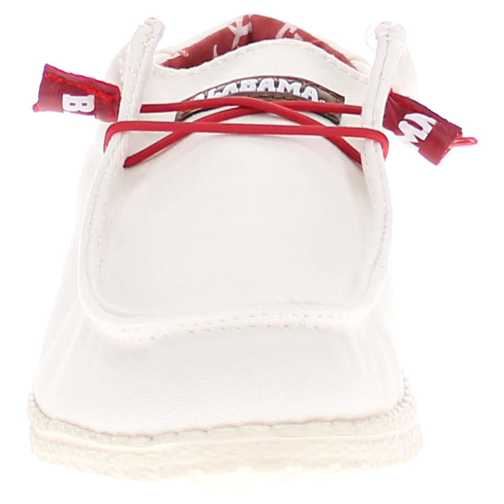 Women's University of Alabama Off White Canvas Shoes by Vaccari