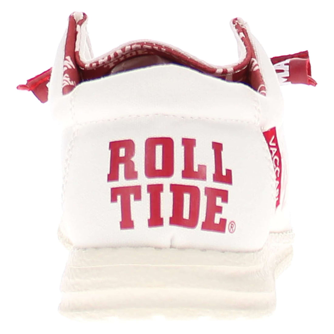 Women's University of Alabama Off White Canvas Shoes by Vaccari