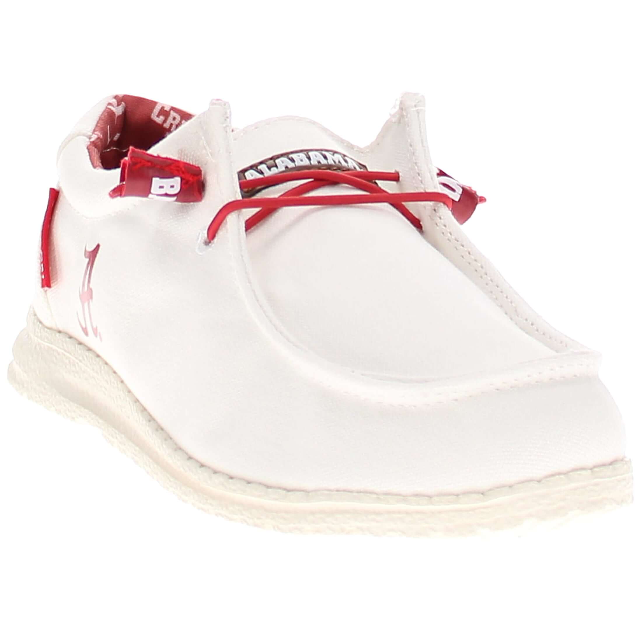 Women's University of Alabama Off White Canvas Shoes by Vaccari