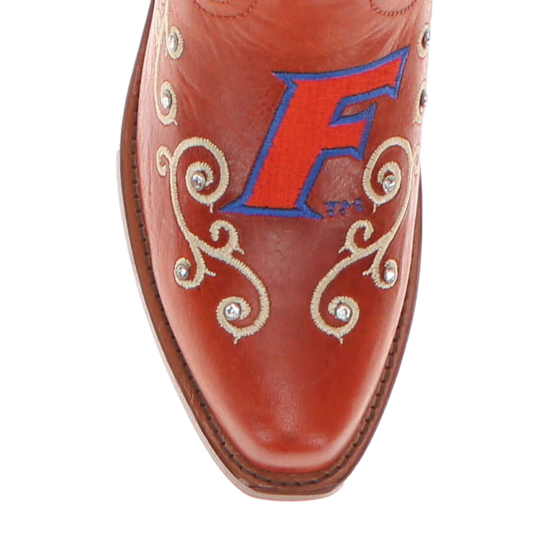 Kid's Chloe University of Florida Scroll Cowgirl Boots by Vaccari