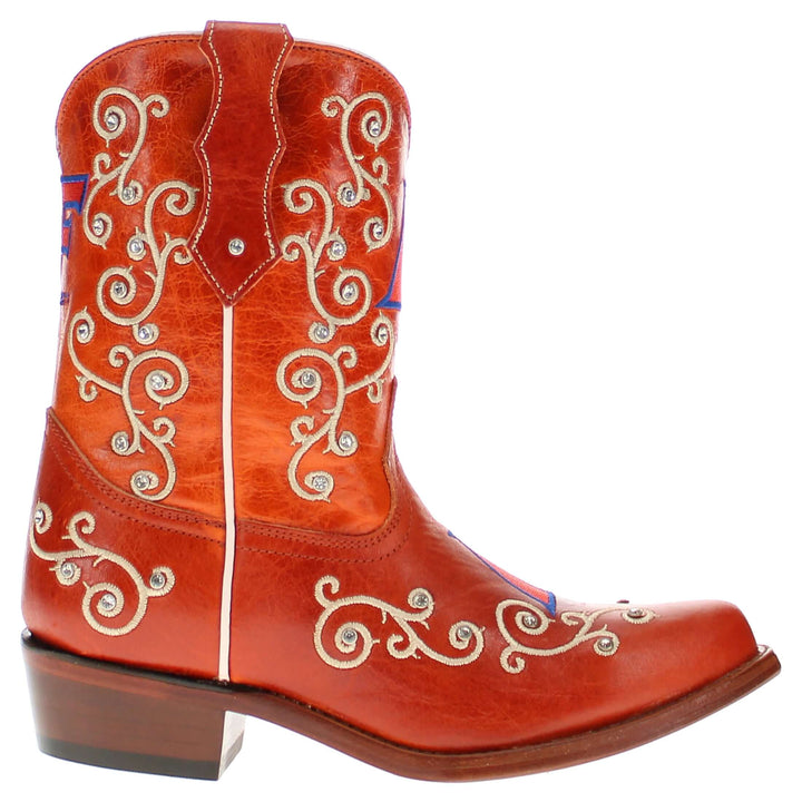 Kid's Chloe University of Florida Scroll Cowgirl Boots by Vaccari