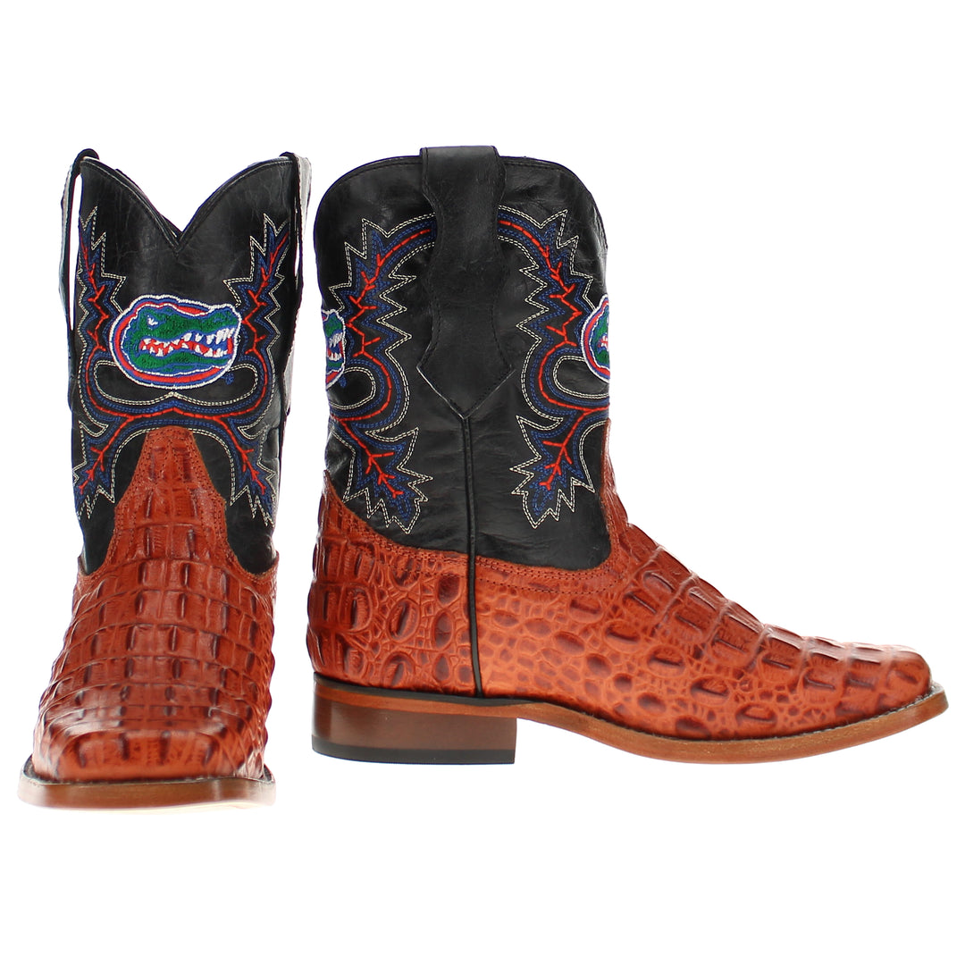 Kid's Hudson University of Florida Alligator Print Boots by Vaccari