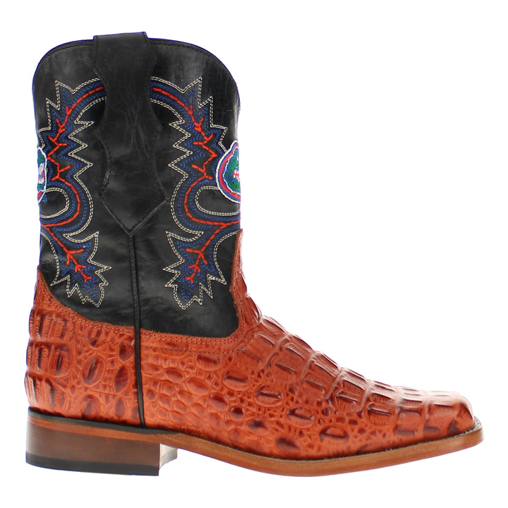 Kid's Hudson University of Florida Alligator Print Boots by Vaccari
