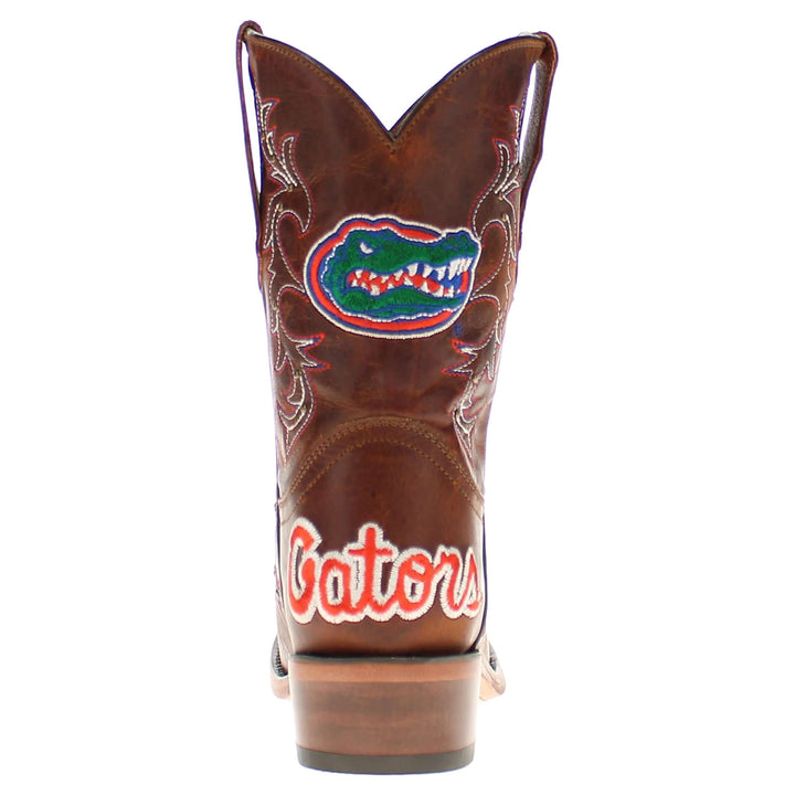 Kid's Amelia University of Florida Brass Studs Cowgirl Boots by Vaccari