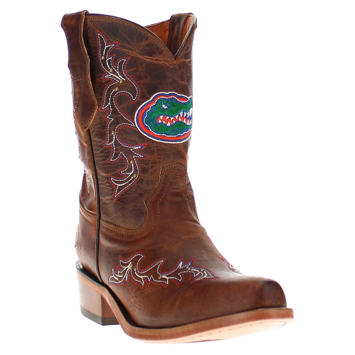 Kid's Amelia University of Florida Brass Studs Cowgirl Boots by Vaccari