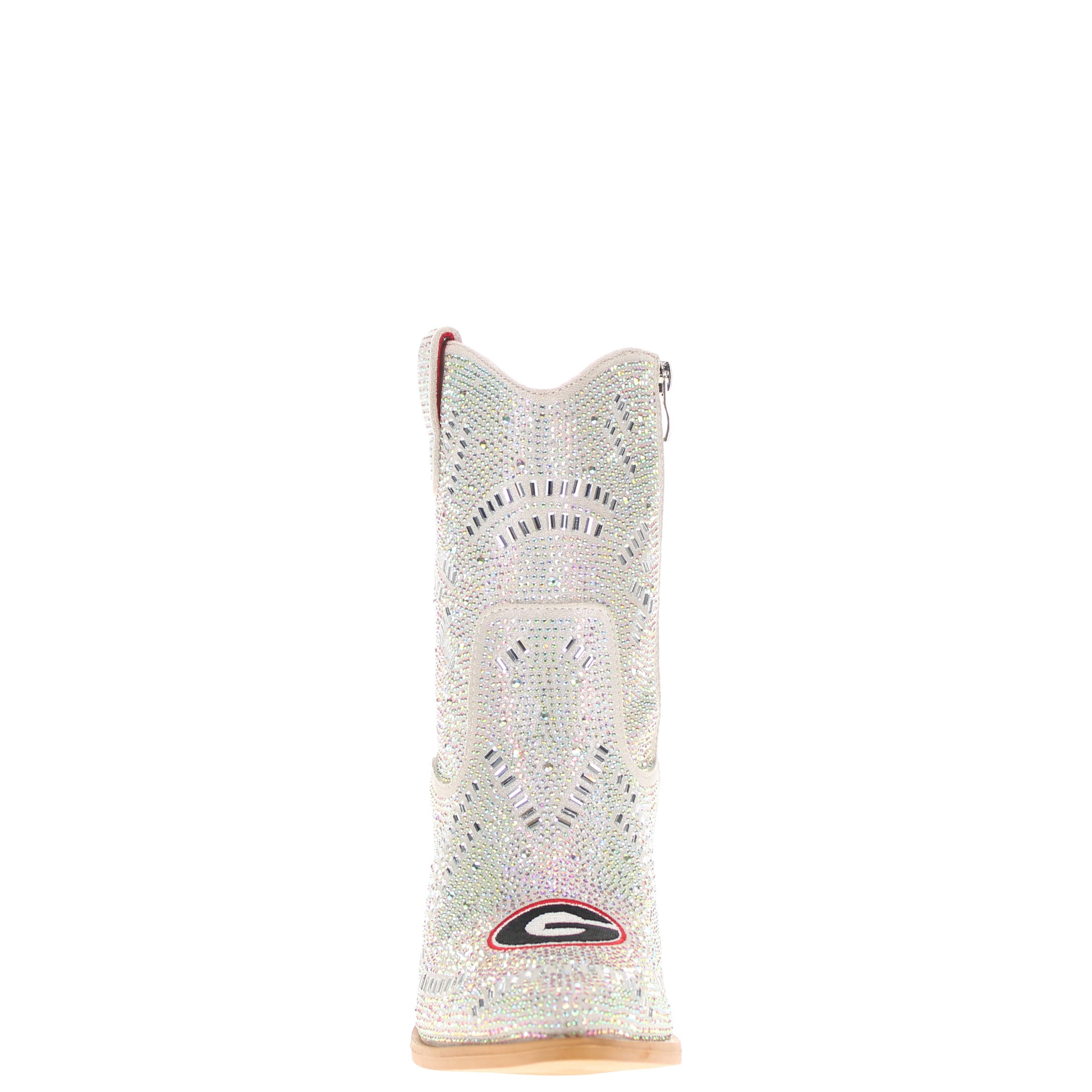 Women's University of Georgia Natural Bling Cowgirl Booties Jade by V by Vaccari