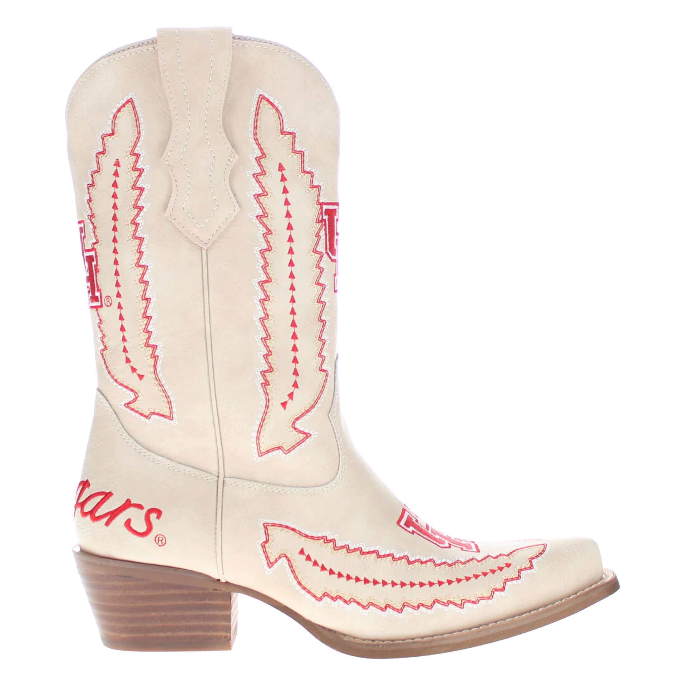 University of Houston Mimi Short Bone Boot By V By Vaccari