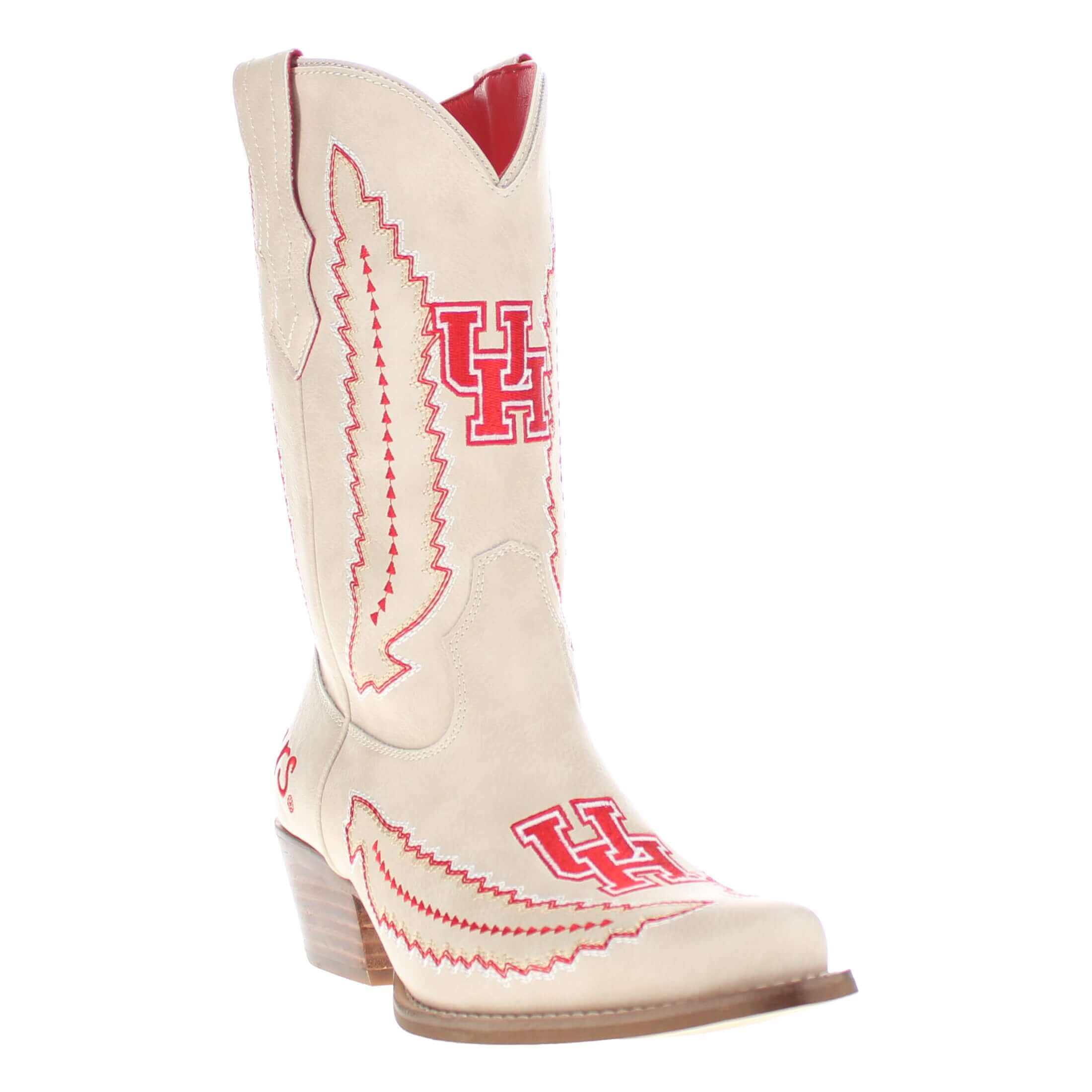 University of Houston Mimi Short Bone Boot By V By Vaccari