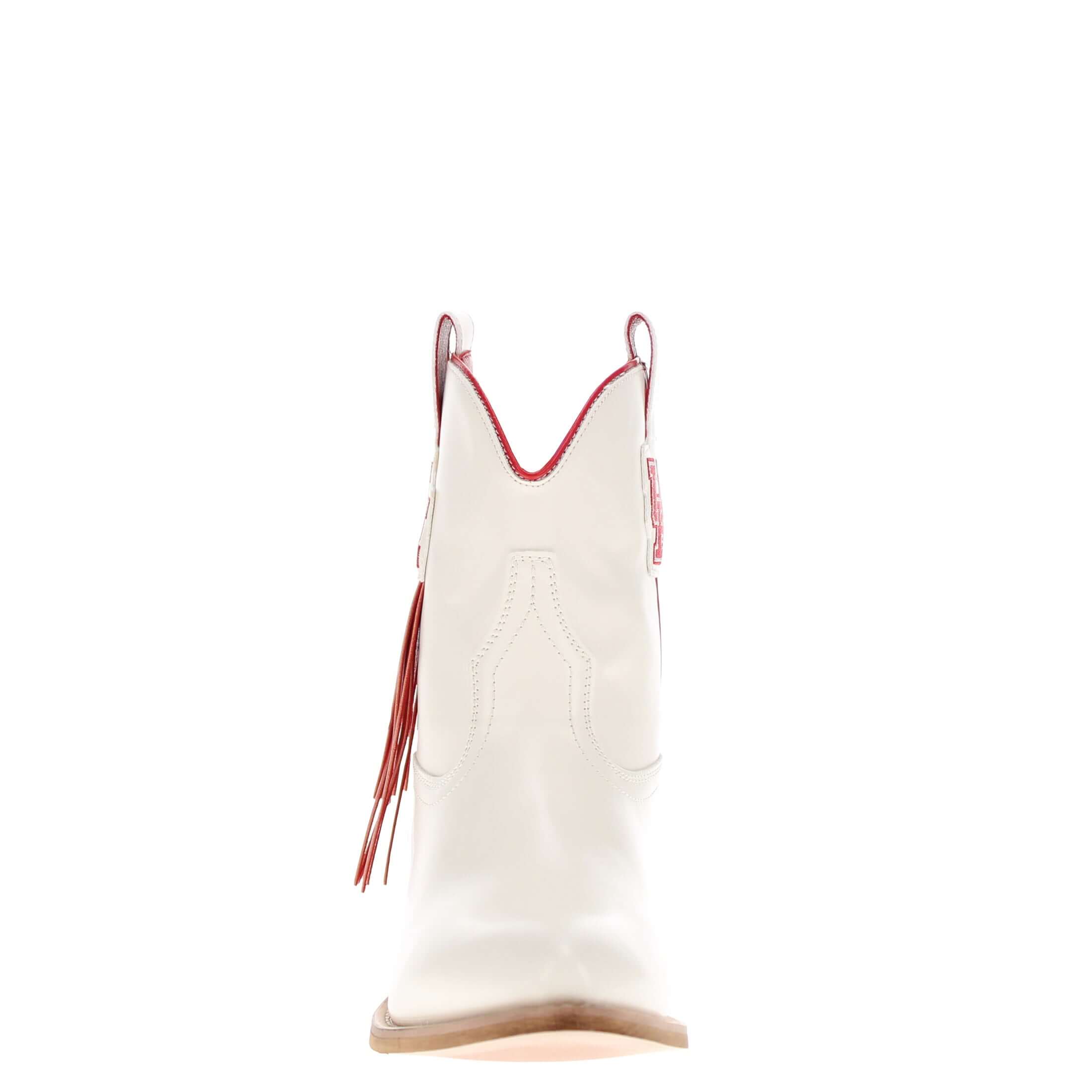 Women's University of Houston Bone Fringe Bootie Lucy By V By Vaccari