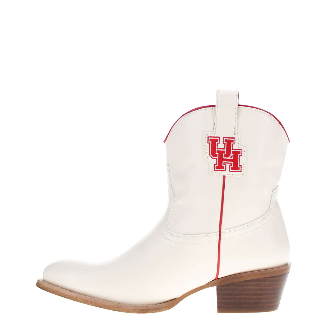 Women's University of Houston Bone Fringe Bootie Lucy By V By Vaccari