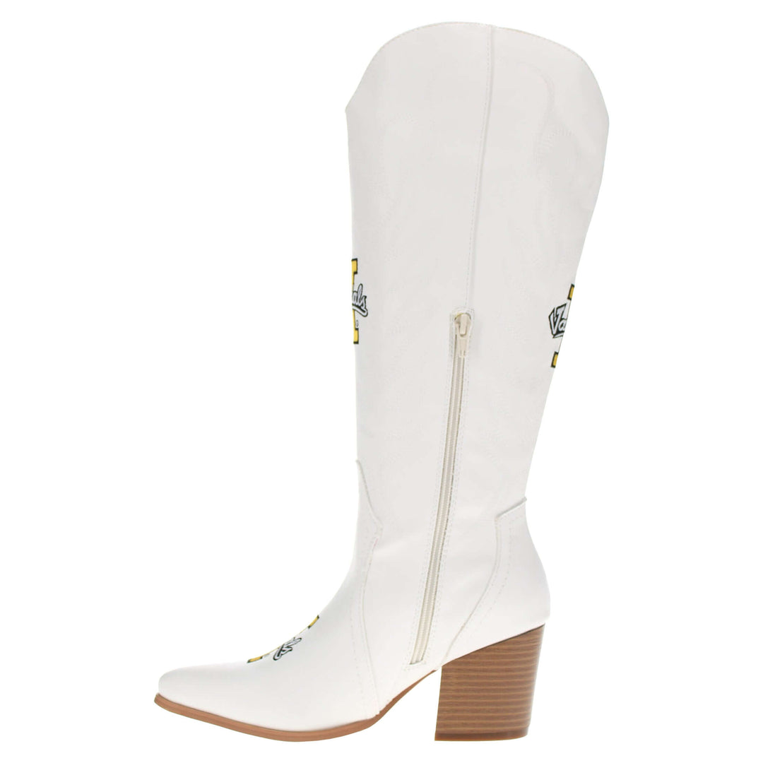 Women's University of Idaho Tall White Boot Blair By V By Vaccari