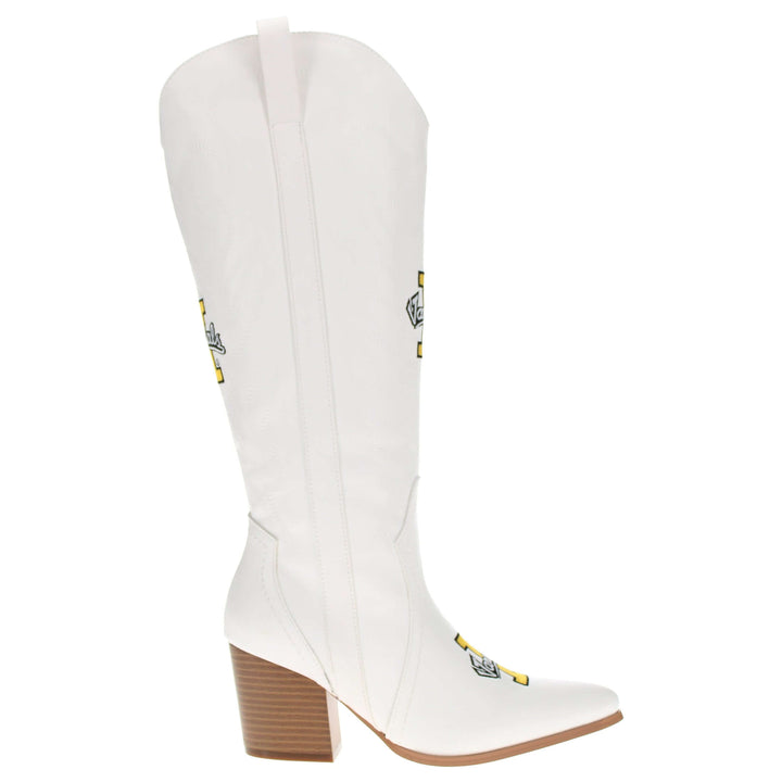 Women's University of Idaho Tall White Boot Blair By V By Vaccari