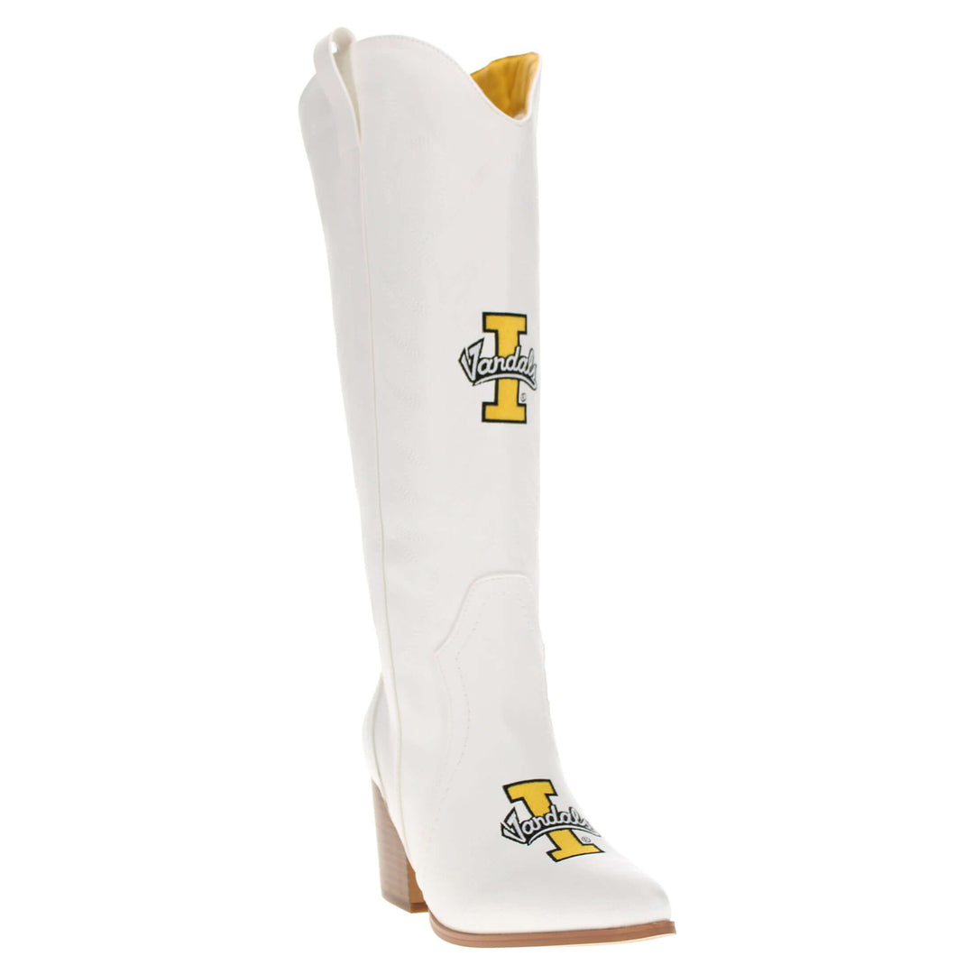 Women's University of Idaho Tall White Boot Blair By V By Vaccari