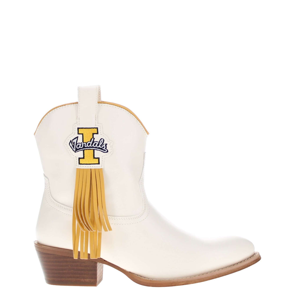 Women's University of Idaho Bone Fringe Bootie Lucy By V By Vaccari