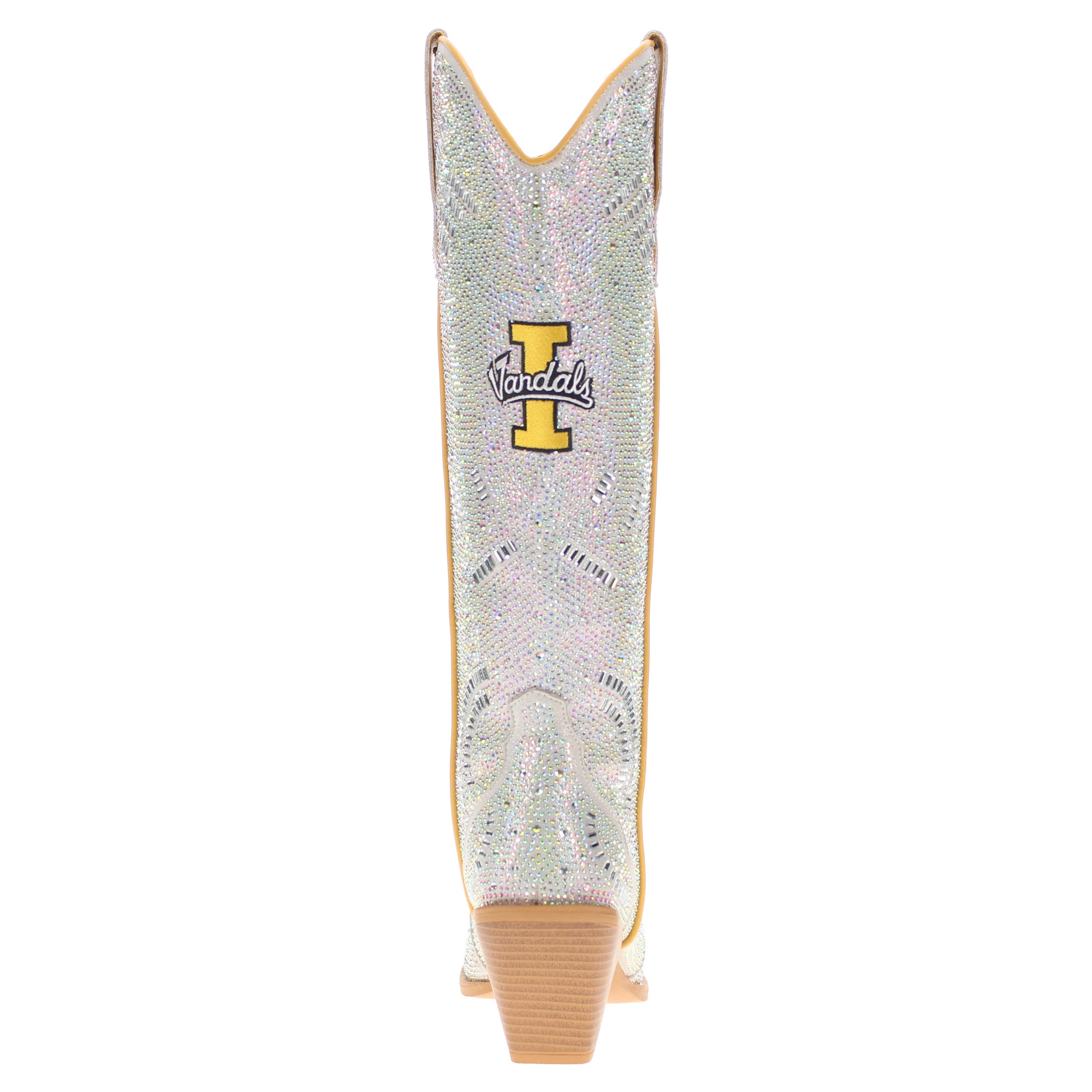 Women's University of Idaho Natural Tall Bling Cowgirl Boots Amber by V by Vaccari