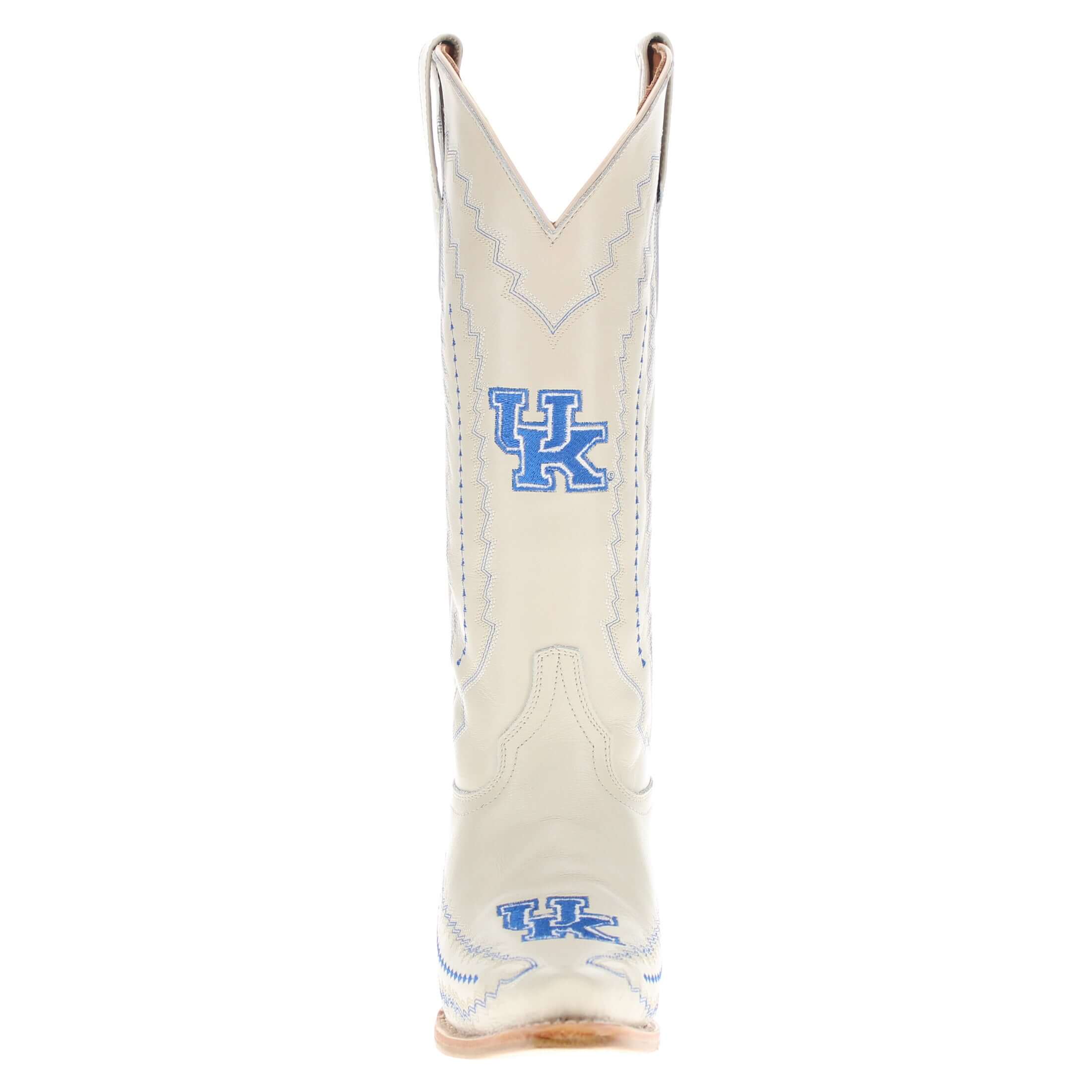 Women's University of Kentucky Bone Snip Toe Cowgirl Boots Naomi by Vaccari