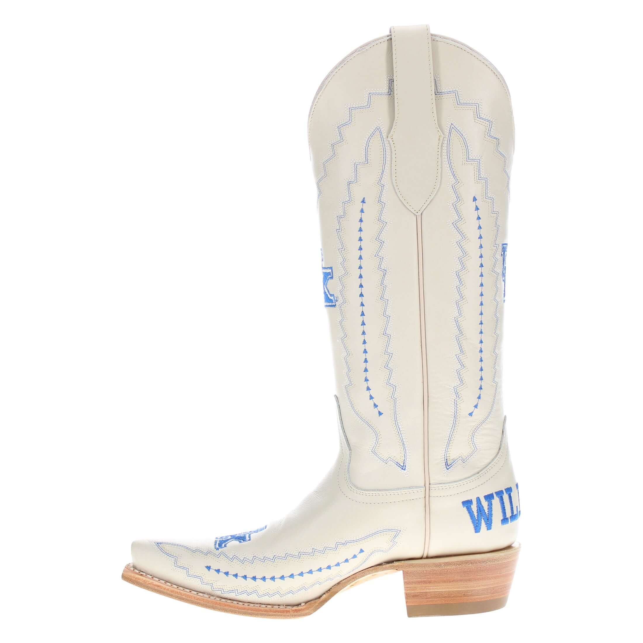 Women's University of Kentucky Bone Snip Toe Cowgirl Boots Naomi by Vaccari